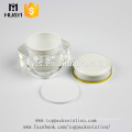 good quality square white acrylic cosmetic 50ml cream jar